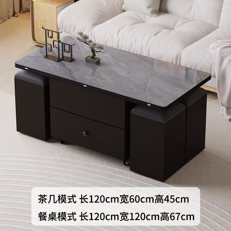 匠心創意-多功能升降茶几餐桌(含4個餐凳)-規格圖9