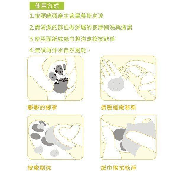 Happy Cat - 貓咪泡沫FUN鬆洗 乾洗澡 洗下巴粉刺 貓咪潔足樂 清潔 【QQ毛寵物】-細節圖3