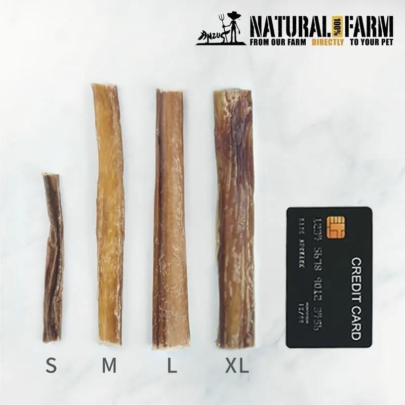 自然牧場 牛腱棒 純天然超耐咬牛腱棒M/L/XL 耐咬牛腱棒 NATURAL FARM 【QQ毛寵物】-細節圖3