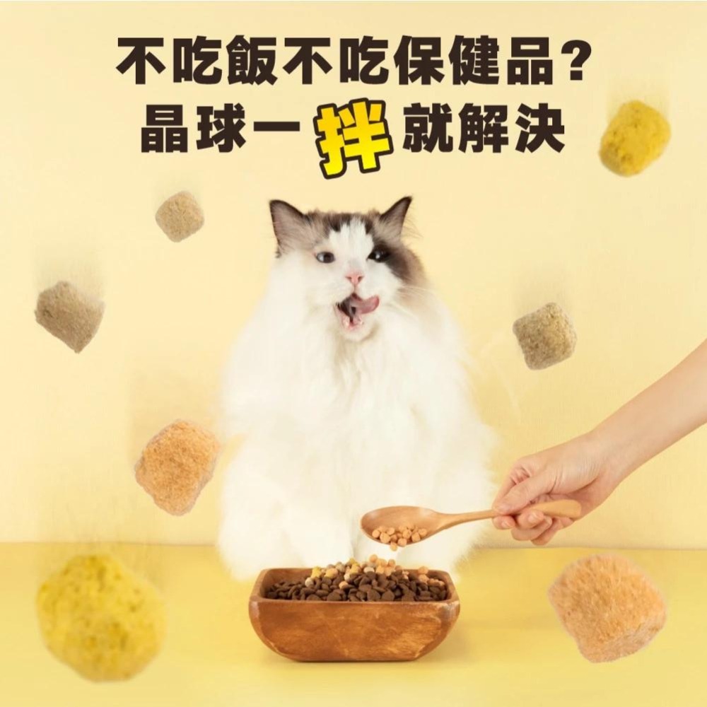 HeroMama 拌飯營養晶球 45g 副食 貓副食 狗副食 營養補充 晶球凍乾 凍乾 晶球糧 【QQ毛寵物】-細節圖6