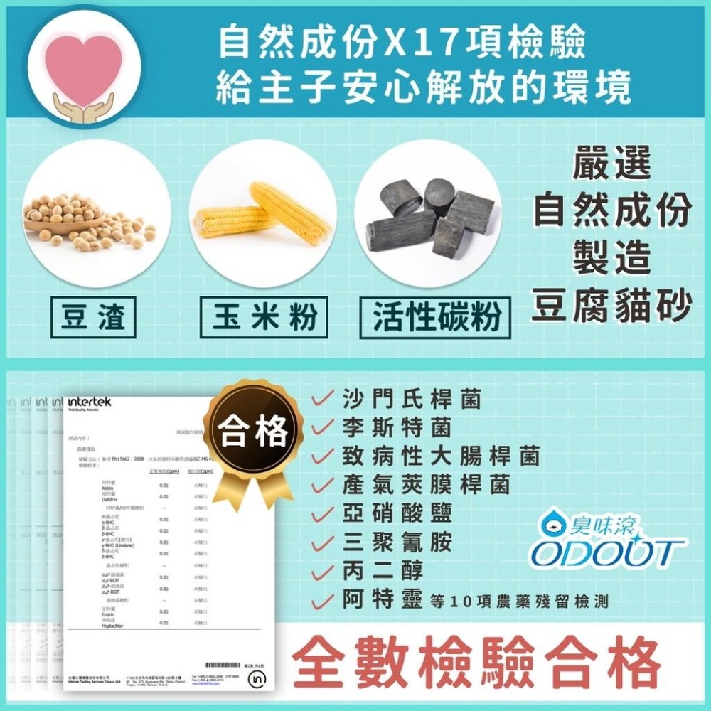 臭味滾 貓砂 除臭豆腐貓砂 豆腐砂 7L 貓砂 極細顆粒1.5mm 臭味滾貓砂 【QQ毛寵物】-細節圖4