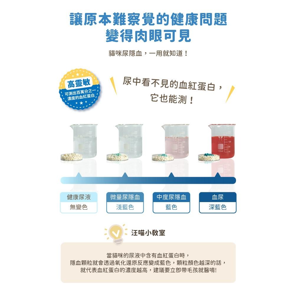 汪喵星球 隱血貓砂 單包 泌尿檢測 貓砂 隱血顆粒12g 單包 貓咪 隱血 尿檢 測試 【QQ毛寵物】-細節圖4