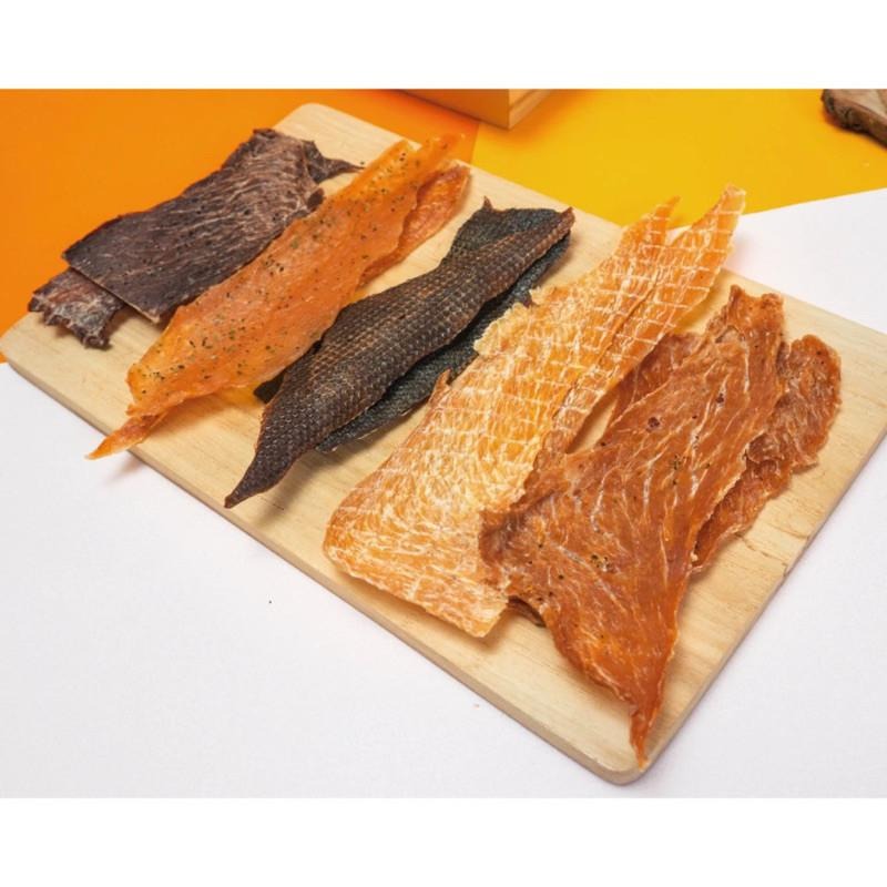 肉嗨吃 100% 手作零食 低烘原肉 天然手作寵物零食 貓零食 狗零食 肉片 點心 貓用 犬用 【QQ毛寵物】-細節圖3