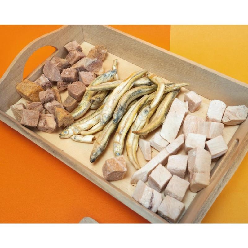 肉嗨吃 100% 手作零食 低烘原肉 天然手作寵物零食 貓零食 狗零食 肉片 點心 貓用 犬用 【QQ毛寵物】-細節圖4