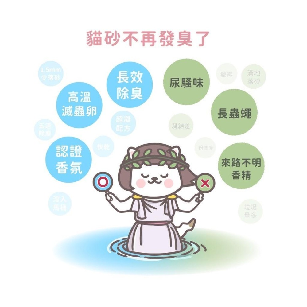 超凝小姐 貓砂 豆腐砂 益生菌除臭豆腐砂（7L）  可沖馬桶 快速凝結 低粉塵 香氛除臭 【QQ毛寵物】-細節圖4