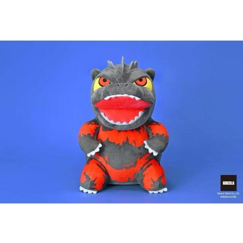 台灣現貨商檢合格（3吋/6吋/12吋/16吋）正版授權Godzilla城市之戰 哥吉拉紅蓮款娃娃哥吉拉 玩偶娃娃禮物布偶-細節圖2