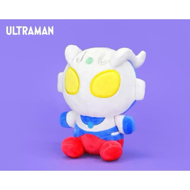 台灣現貨商檢合格（6吋）正版授權超人力霸王Q版 奧特曼 超人 玩偶娃娃情人節生日禮物-規格圖6