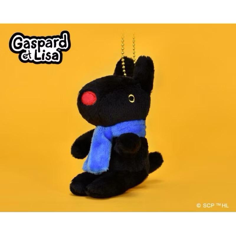 台灣現貨商檢合格（3吋）正版授權麗莎和卡斯柏 圍巾系列 Gaspard et Lisa娃娃禮物兒童節禮物-細節圖3