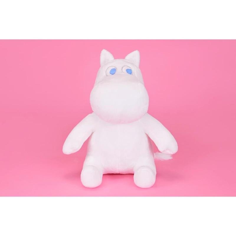 台灣現貨商檢合格（3吋/6吋/12吋）正版授權姆明 嚕嚕米 moomin玩偶 坐姿姆明娃娃情人節禮物生日禮物-細節圖2
