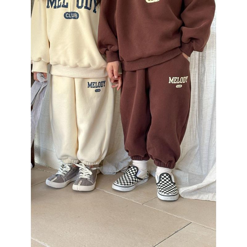 預購INS春秋款韓版男女童長袖休閒運動風格英文休閒上衣+長褲兩件式套裝姐妹裝 姊妹裝 兄妹裝 姐弟裝-細節圖6