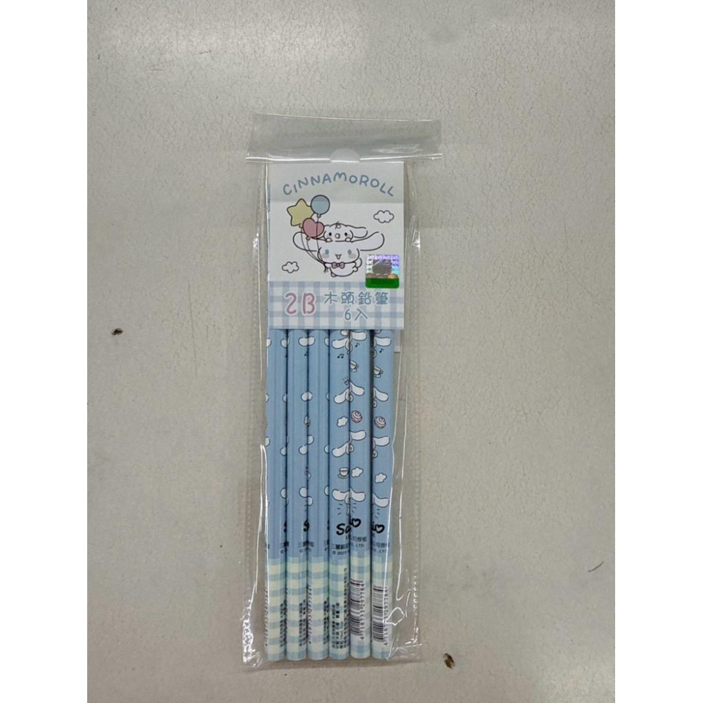 台灣現貨正版授權 三麗鷗 大耳狗 帕恰狗2B木頭鉛筆 細三角鉛筆 （6入組）-細節圖6