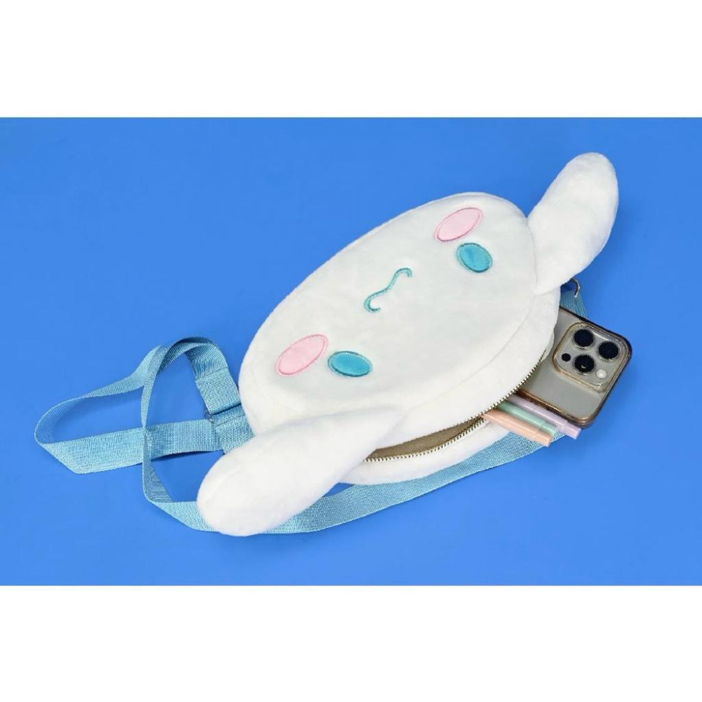 台灣現貨商檢合格（6吋）正版授權三麗鷗大耳狗娃娃側背包 小孩側背包 娃娃背包 絨毛背包 禮物兒童節禮物-細節圖2