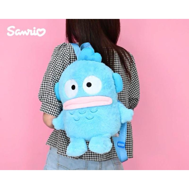 台灣現貨商檢合格（12吋）正版授權三麗鷗北極絨娃娃漢頓後背包 小孩背包 娃娃背包 絨毛背包 禮物兒童節禮物-細節圖2