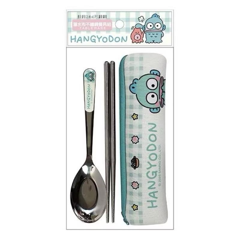 台灣現貨正版授權三麗鷗 酷洛米 帕恰狗 人魚漢頓 大耳狗 潛水布不鏽鋼餐具組 環保餐具組 隨身餐具組 外出餐具組-細節圖4