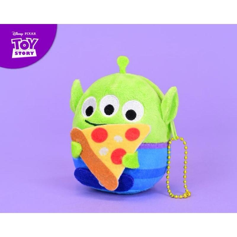 台灣現貨商檢合格（3吋）正版授權迪士尼皮克斯 三眼怪 大眼怪 火腿豬 毛怪草莓熊拉鍊款 小零錢包 娃娃 吊飾兒童節禮物-細節圖2