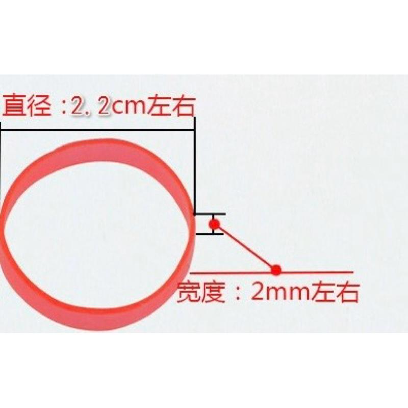 台灣現貨加厚約500條透明橡皮筋 一次性皮筋 彈力橡皮圈 髮圈 綁髮  造型 美髮 不易斷-細節圖3