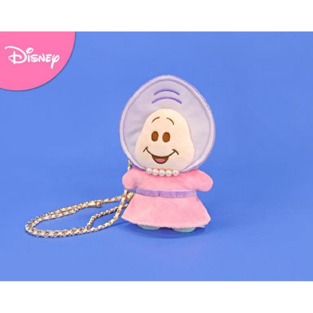 台灣現貨正版授權（4吋）迪士尼愛麗絲夢遊仙境 牡蠣寶寶 牡蠣娃娃 玩偶 布偶 整身帶鏈包 @禮物 聖誕禮物 兒童節禮物-細節圖2