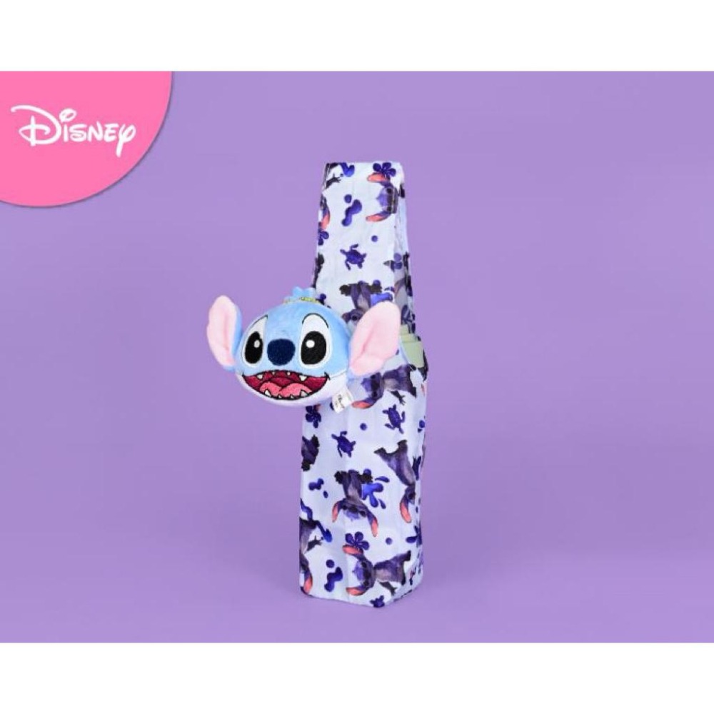 台灣現貨商檢合格（3吋）正版授權迪士尼 史迪奇飲料提袋 吊飾 飲料提袋 環保提杯袋 禮物 @交換禮物-細節圖2