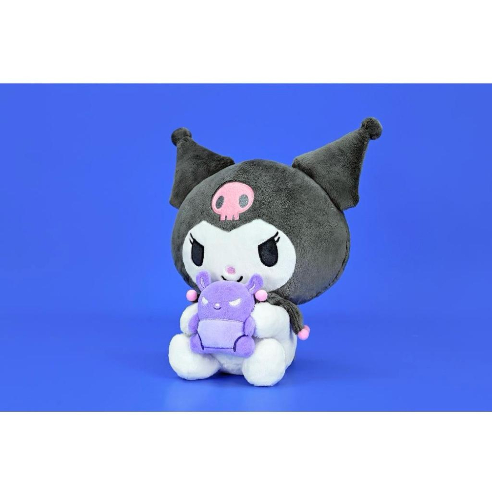 台灣現貨商檢合格（12吋）正版授權三麗鷗 kurunmi酷洛米抱巴庫系列玩偶娃娃情人節@生日禮物-細節圖2