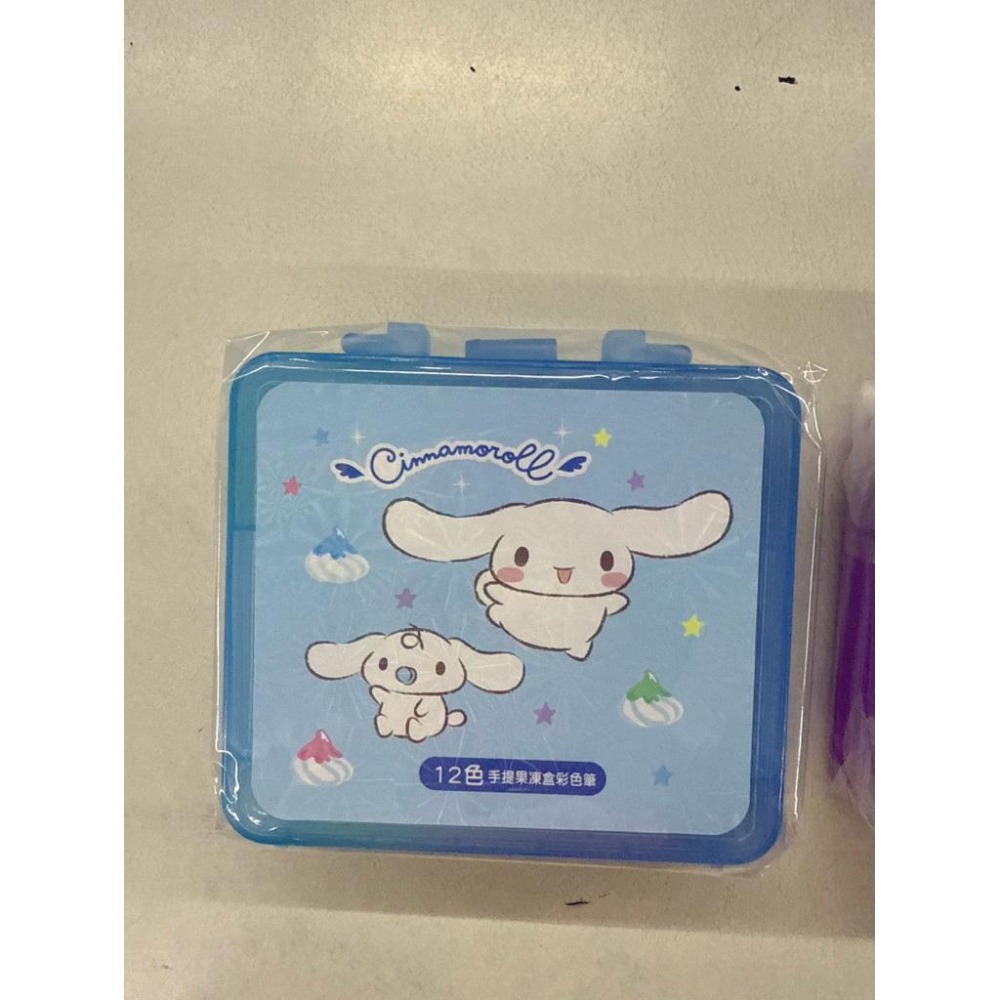 台灣現貨正版授權新款三麗鷗酷洛米 大耳狗 12色手提果凍彩色筆 彩色筆 @小學必備 彩色筆-細節圖3