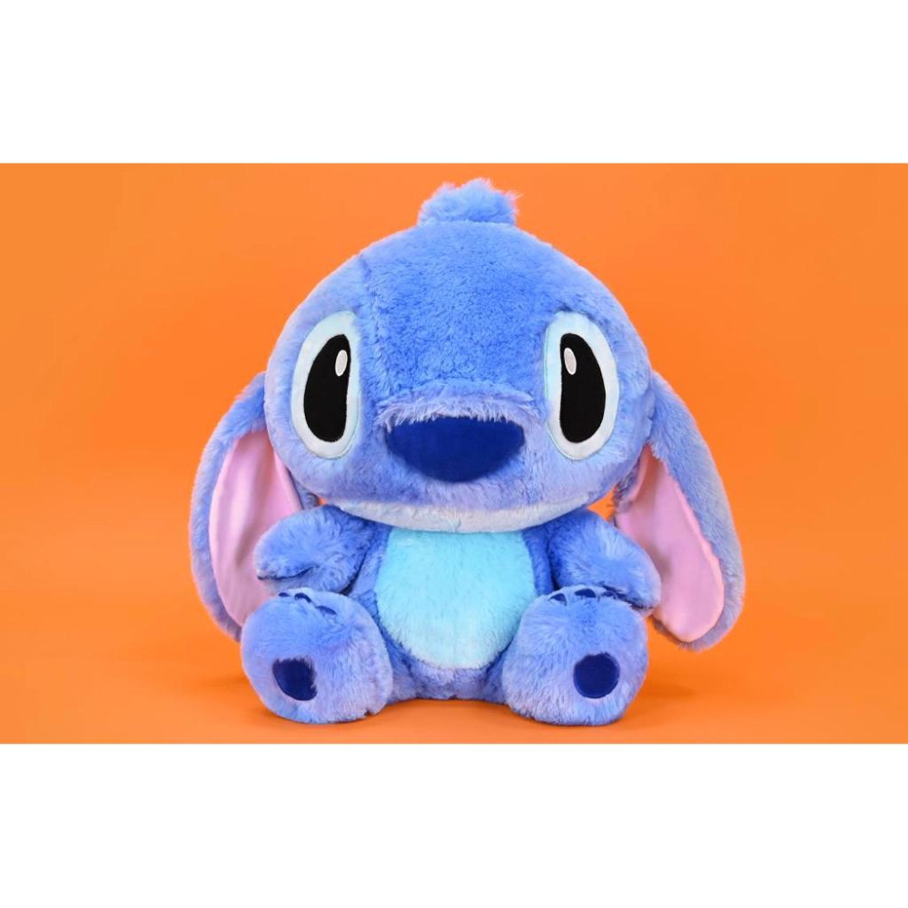 台灣現貨商檢合格（16吋）正版授權迪士尼娃娃 史迪奇 Q版坐姿系列-毛茸茸款兒童節 @ 禮物聖誕節禮物-細節圖2