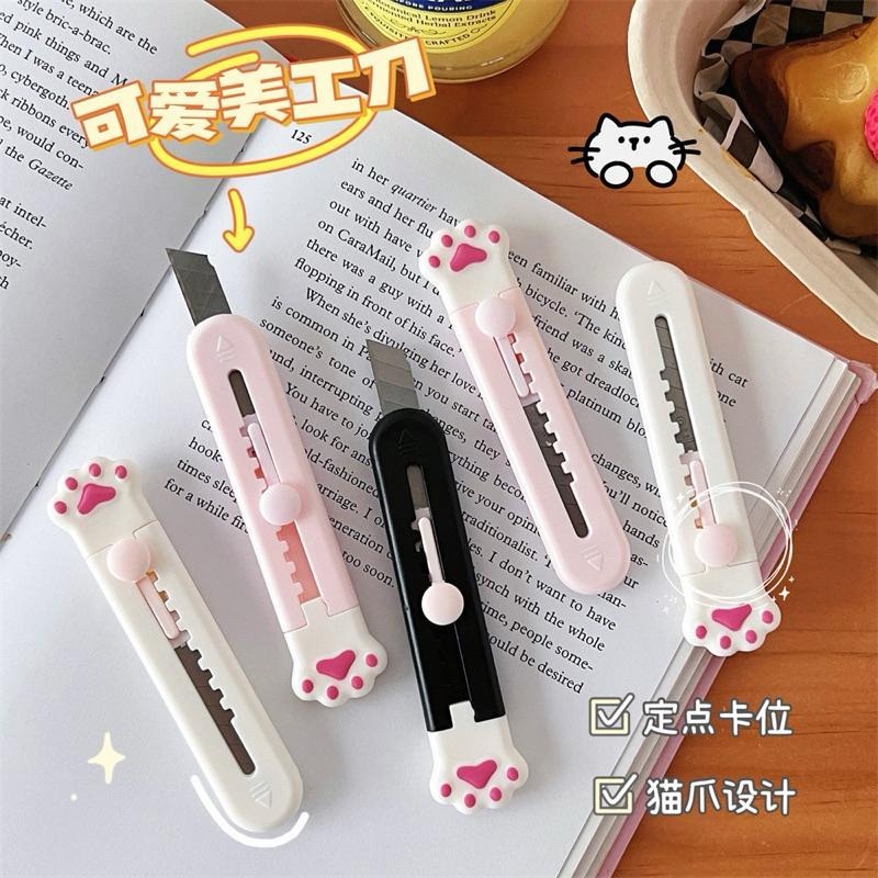 台灣現貨迷你美工刀 隨身美工刀 @猫爪美工刀 拆快遞小刀  裁紙刀-細節圖9