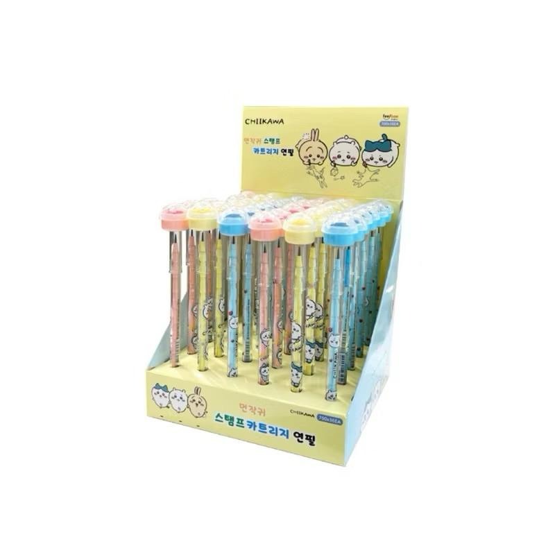 台灣現貨韓國吉伊卡哇 烏薩奇 小八貓印章免削鉛筆 皮卡丘鉛筆 免削鉛筆 @印章鉛筆 2B鉛筆-細節圖5