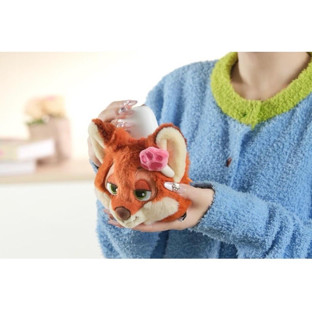 代購台灣現貨商檢合格（f）正版授權迪士尼皮克斯 動物方城市頭型零錢包系列玩偶 吊飾 @ 掛件茱蒂 尼克 交換禮物娃娃禮物-細節圖3