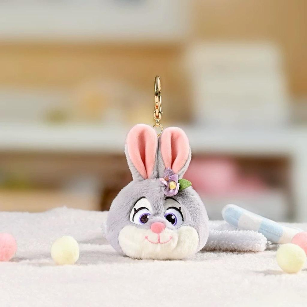 代購台灣現貨（3吋）正版授權potdemiel迪士尼皮克斯 動物方城市頭套系列玩偶 吊飾 茱蒂 尼克@交換禮物娃娃禮物-細節圖9