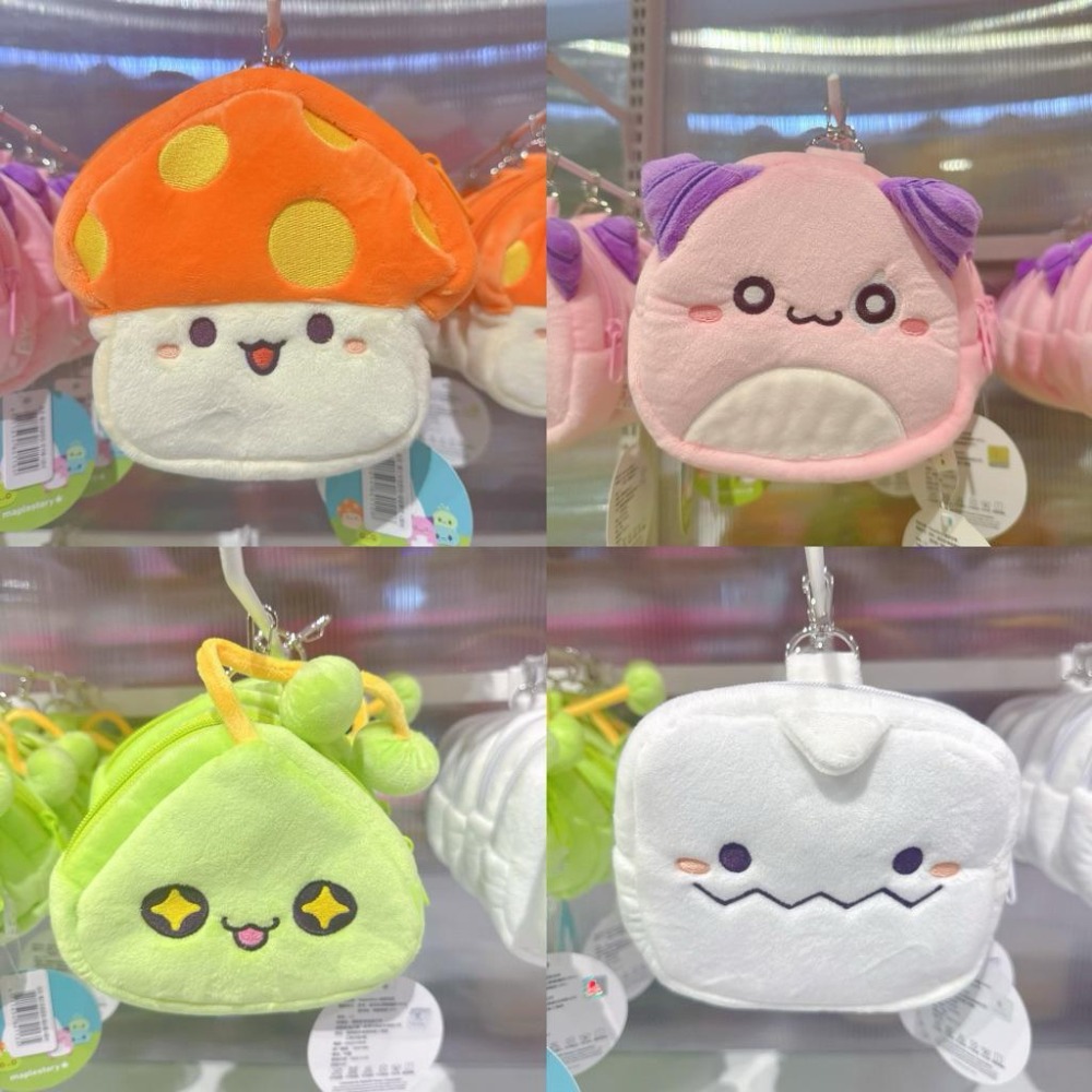 台灣現貨正版授權Maplestory 新楓之谷（5吋）綠水靈 皮卡啾 粉豆 石靈 雪吉拉 玩偶 娃娃 吊飾 零錢包@禮物-細節圖2
