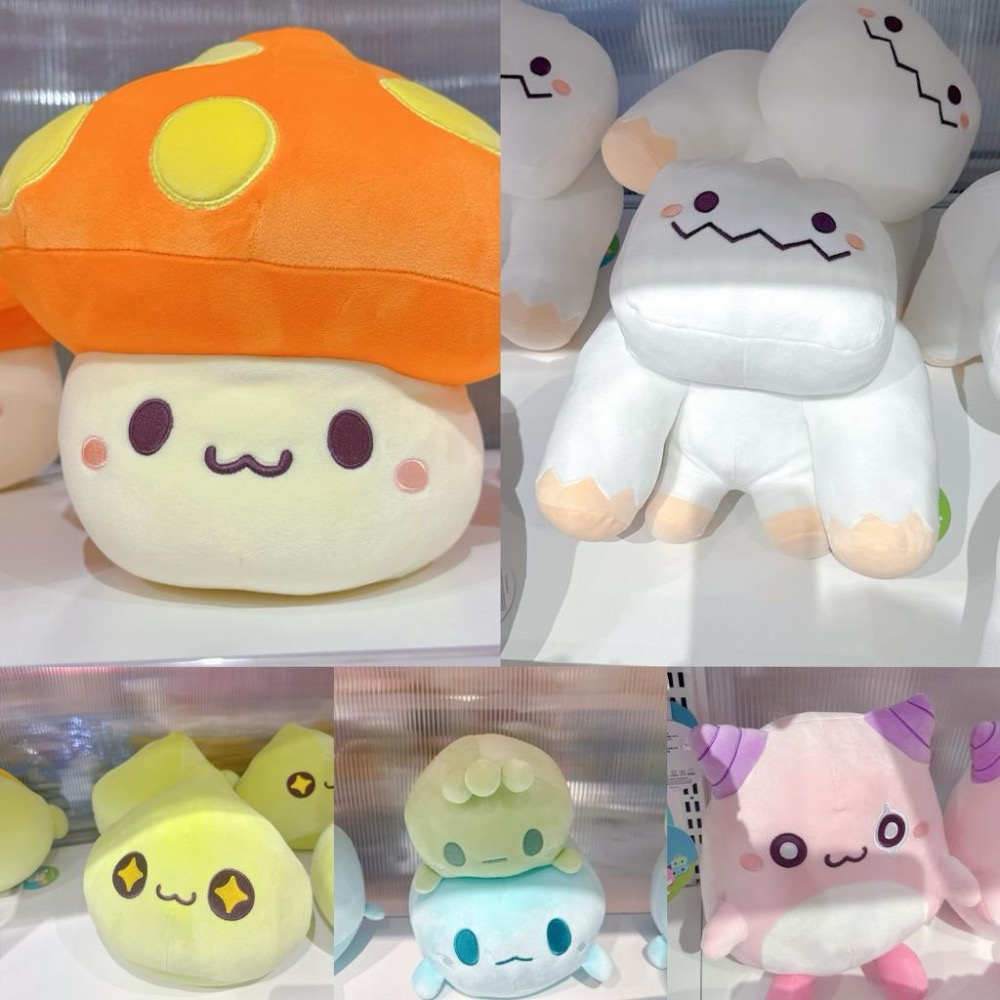 台灣現貨正版授權Maplestory 新楓之谷（12吋）綠水靈 皮卡啾 粉豆 石靈 雪吉拉 玩偶 娃娃@聖誕節禮物 生日-細節圖2