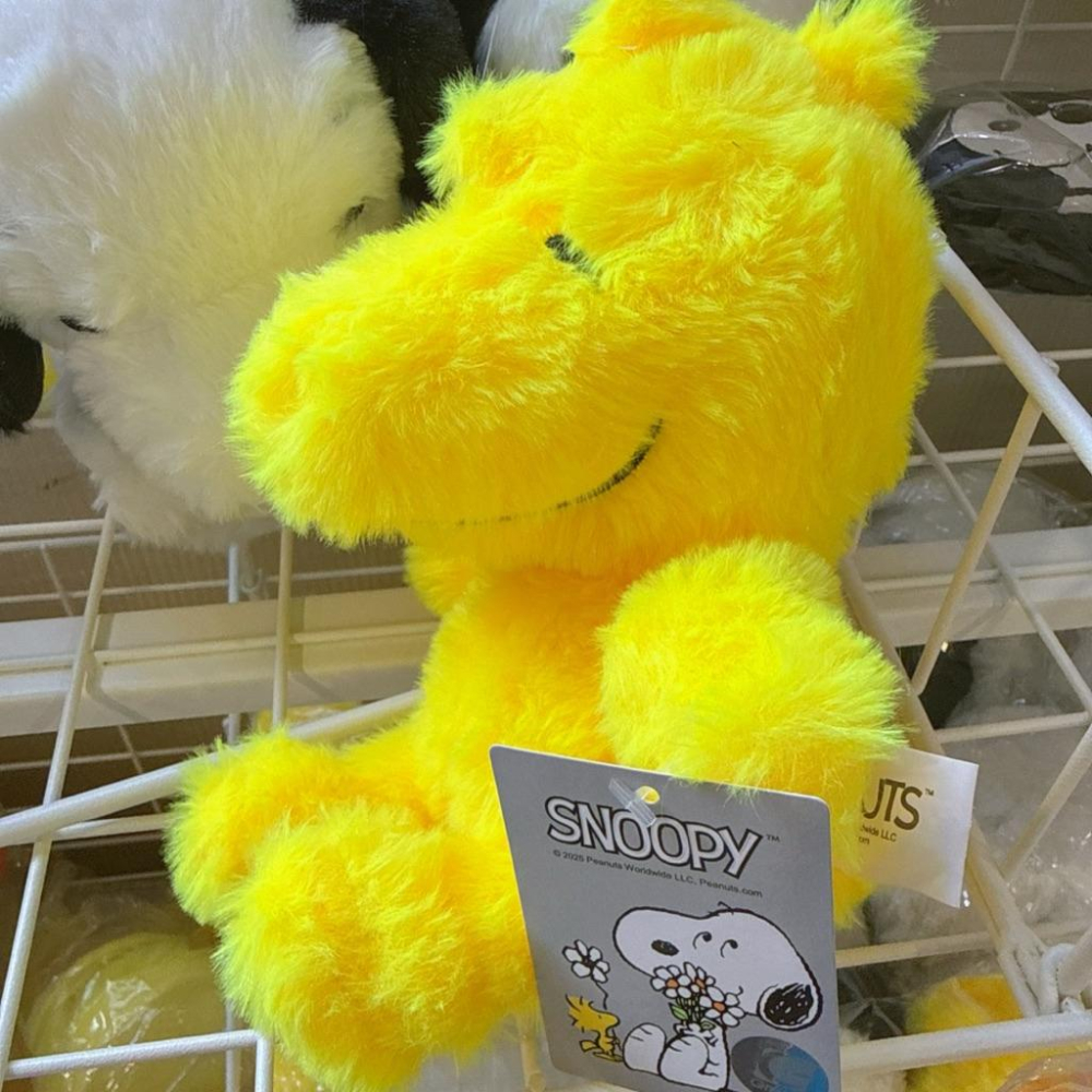 台灣現貨正版授權商檢合格（19cm）史努比 小黃鳥玩偶吊飾 @ 娃娃 背包吊飾 玩偶-細節圖4