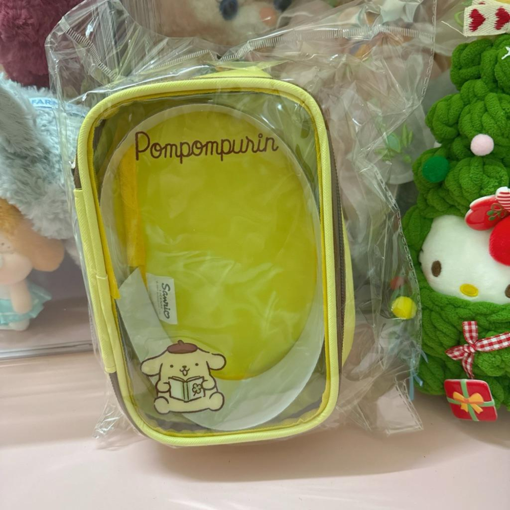 台灣現貨正版授權三麗鷗 Kitty 美樂蒂 人魚漢頓 酷企鵝 大耳狗 娃包 萬用包 痛包化妝包@收納包 防水包 透明卡包-細節圖7