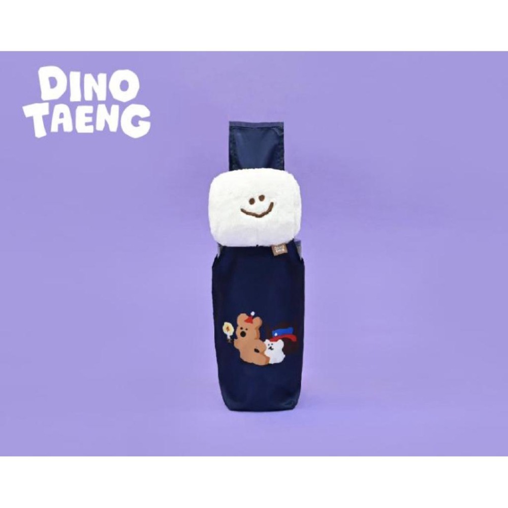 台灣現貨商檢合格（3吋）正版授權 韓國DINOTAENG-QUOKKA Bobo短尾矮袋鼠 @ 飲料提袋 環保提杯袋-細節圖4