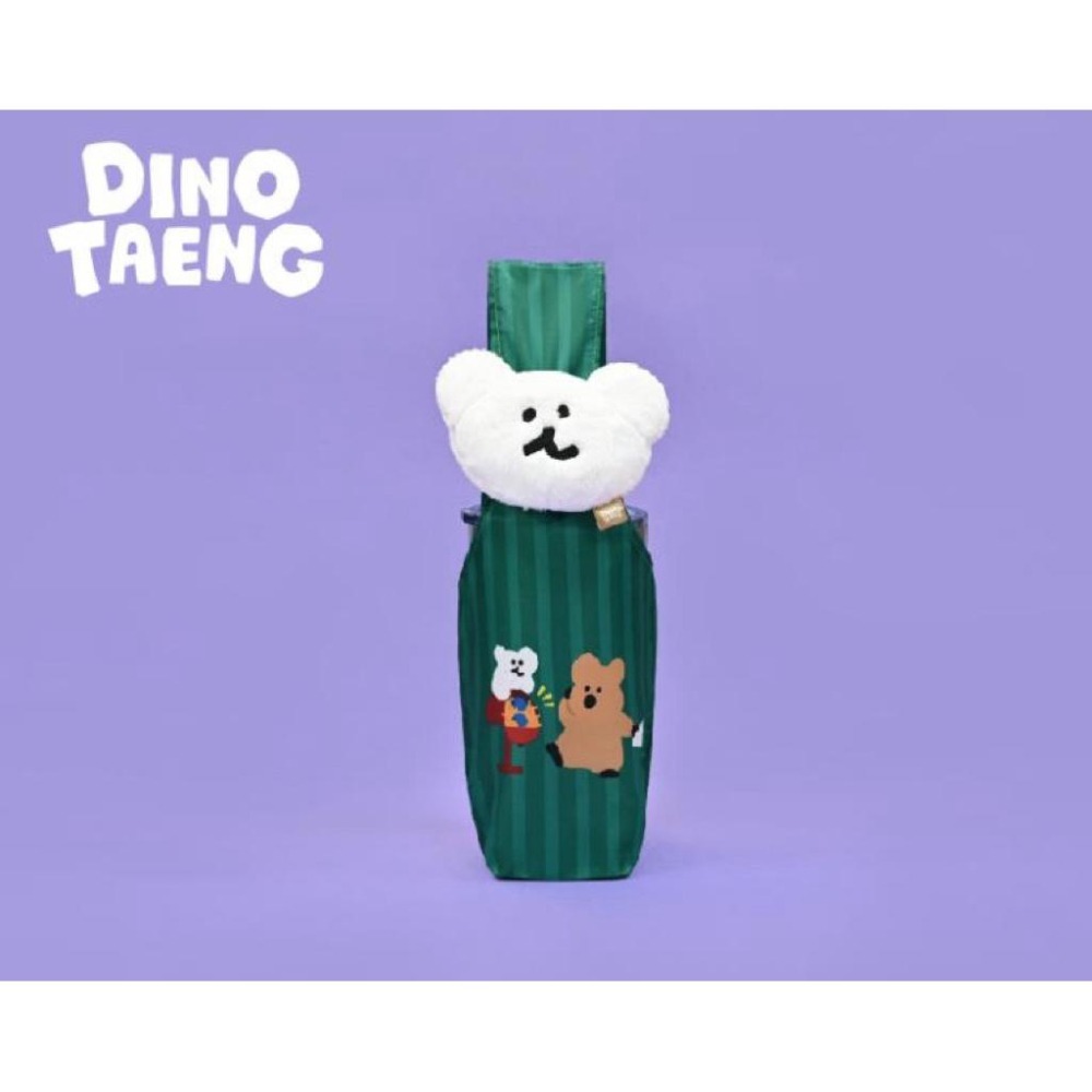 台灣現貨商檢合格（3吋）正版授權 韓國DINOTAENG-QUOKKA Bobo短尾矮袋鼠 @ 飲料提袋 環保提杯袋-細節圖5
