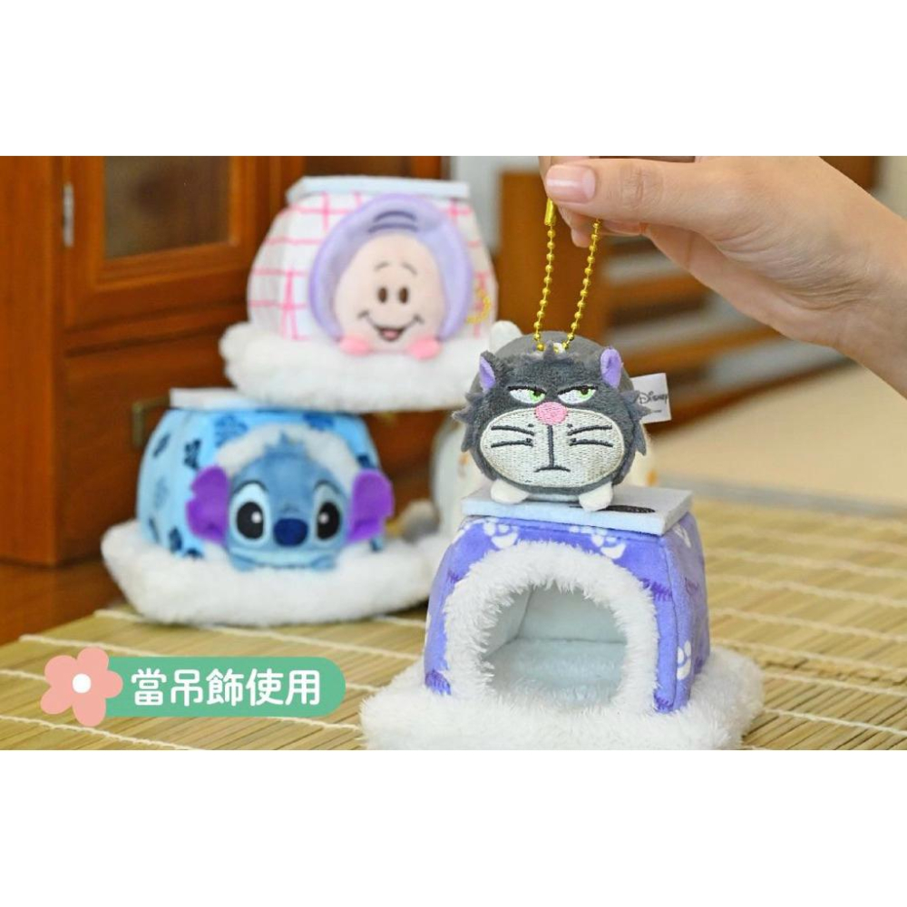 台灣現貨正版授權（4吋)khtoy迪士尼盲盒 暖桌毛絨系列 @ 牡蠣寶寶 維尼 史迪奇 朱迪 魯斯佛 尼克-細節圖5