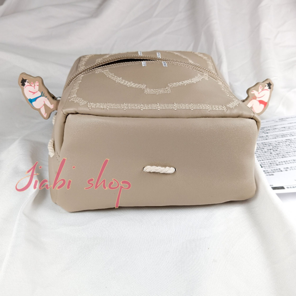 日本代購-Felissimo YOU+MORE! 相撲擂台趣味化妝包 相撲收納包  萬用包 日本相撲比賽-細節圖2