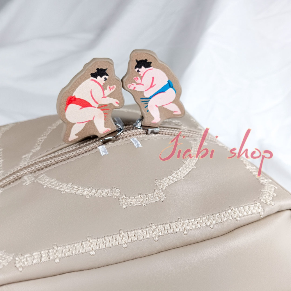 日本代購-Felissimo YOU+MORE! 相撲擂台趣味化妝包 相撲收納包  萬用包 日本相撲比賽-細節圖4