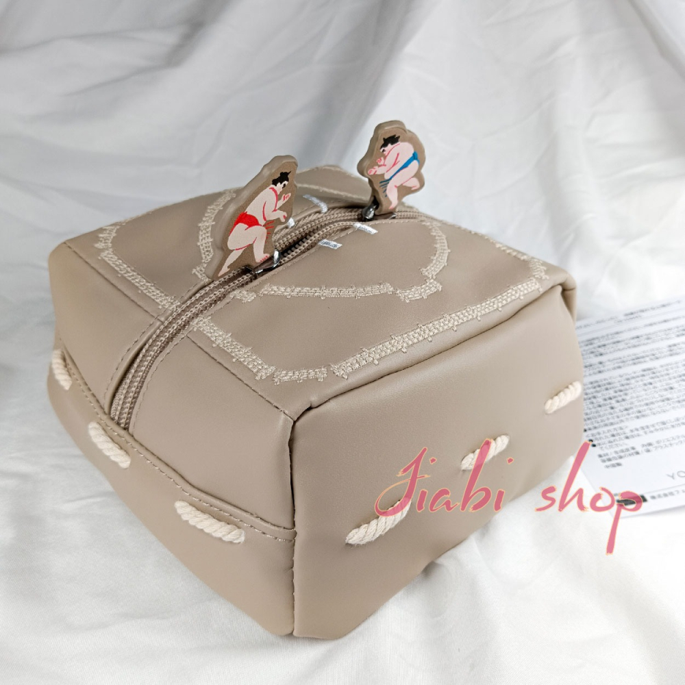 日本代購-Felissimo YOU+MORE! 相撲擂台趣味化妝包 相撲收納包  萬用包 日本相撲比賽-細節圖8