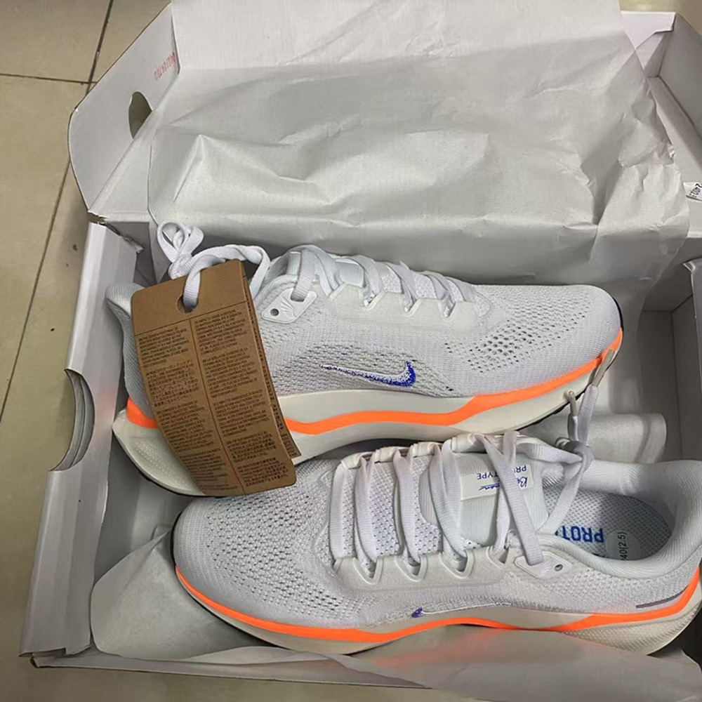 正版 NIKE Air Zoom Pegasus 41 小飛馬 慢跑鞋 白橙 男女鞋 運動休閒鞋 HF0013-900-細節圖8