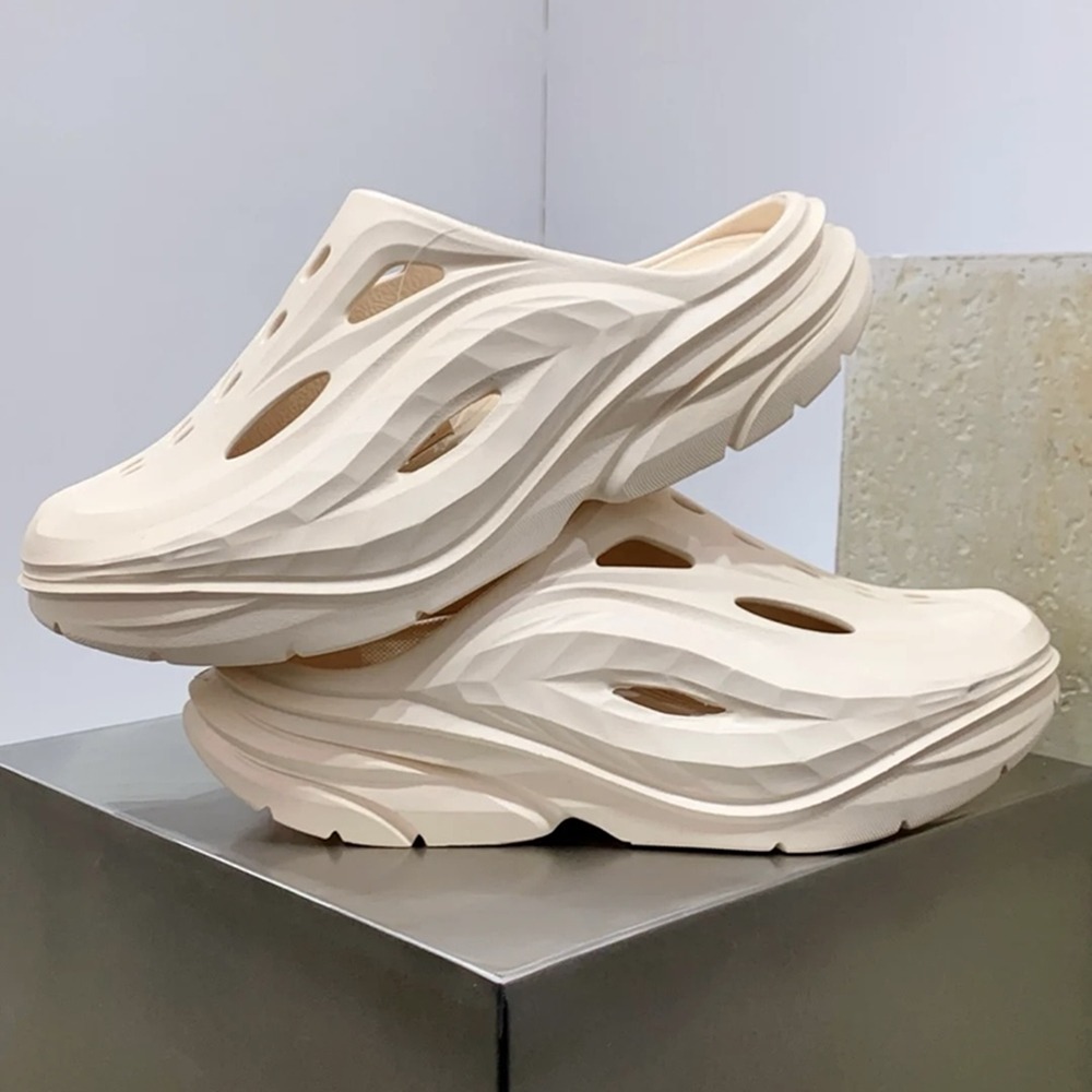 正版 HOKA one one ora recovery mule 速乾 包頭拖鞋 男女同款 一腳蹬 懶人鞋 增高 涼鞋-規格圖11