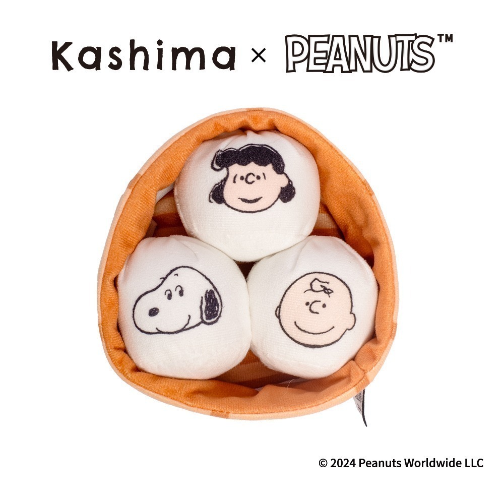 【Kashima X Snoopy】史努比小籠包寵物玩具 獨家正版 內含發聲、響響紙、貓薄荷 貓狗適用 台灣唯一總代理-細節圖2