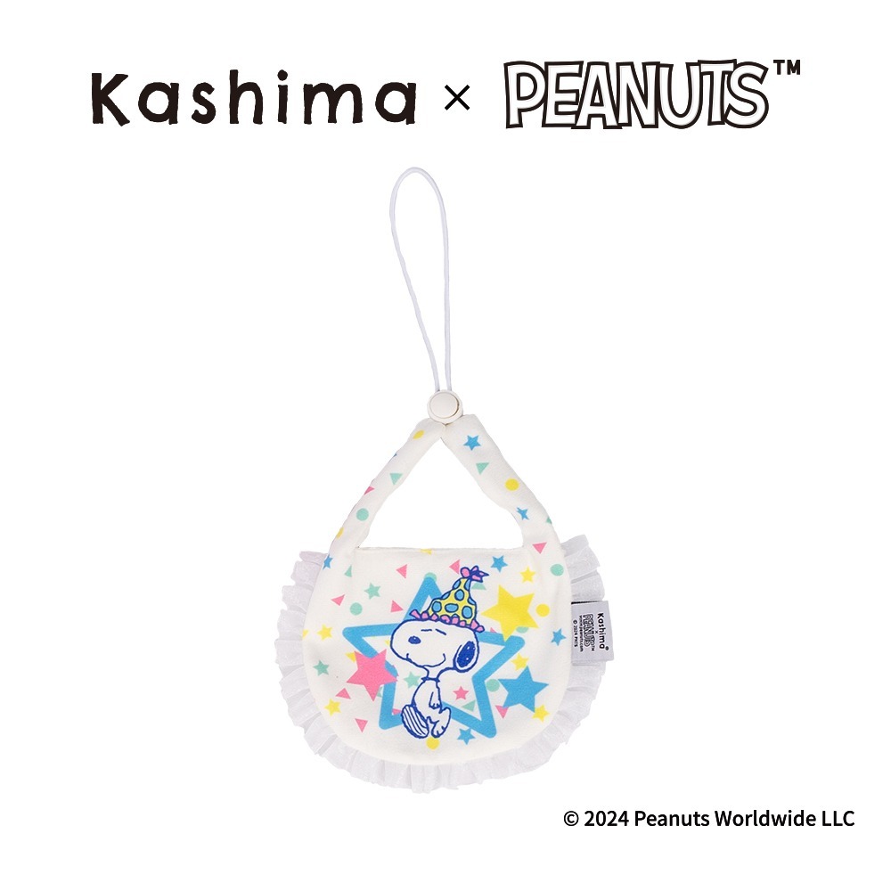 【Kashima X Snoopy】史努比寵物生日組(帽子+口水巾)可以是玩具也可以是服飾 綁繩抽繩設計 含響紙 貓狗-規格圖6