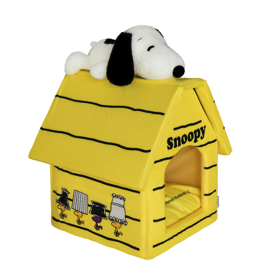 限量史努比【Kashima X Snoopy】史努比房子寵物窩 台灣總代理 獨家正版授權製作 寵物睡窩 貓狗窩 史奴比-細節圖3