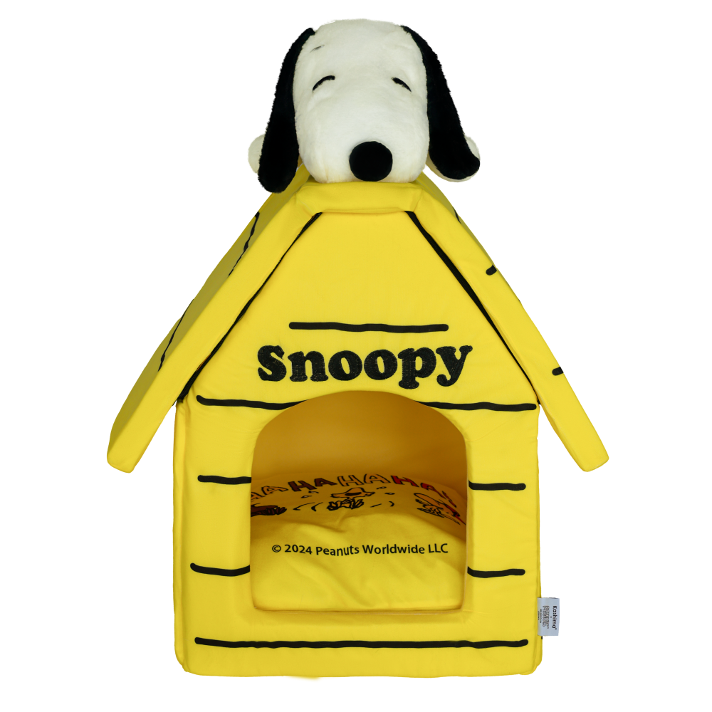 限量史努比【Kashima X Snoopy】史努比房子寵物窩 台灣總代理 獨家正版授權製作 寵物睡窩 貓狗窩 史奴比-細節圖4