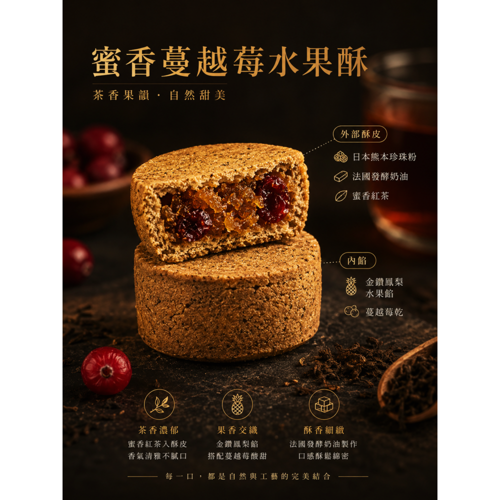金鑽果韻水果酥-細節圖4