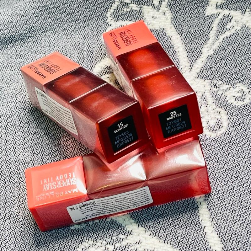 Maybelline 超持妝防水 Teddy Tint 5g 唇釉 磨砂質地 QQ水嫩唇色 現貨-細節圖2
