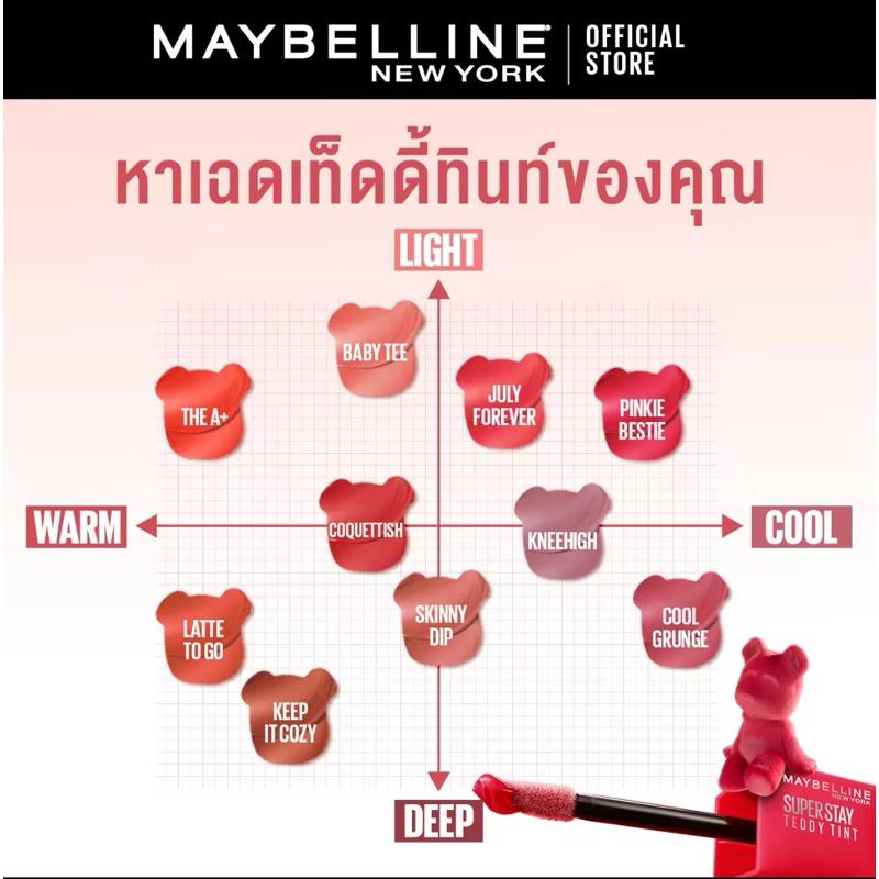 Maybelline 超持妝防水 Teddy Tint 5g 唇釉 磨砂質地 QQ水嫩唇色 現貨-細節圖7