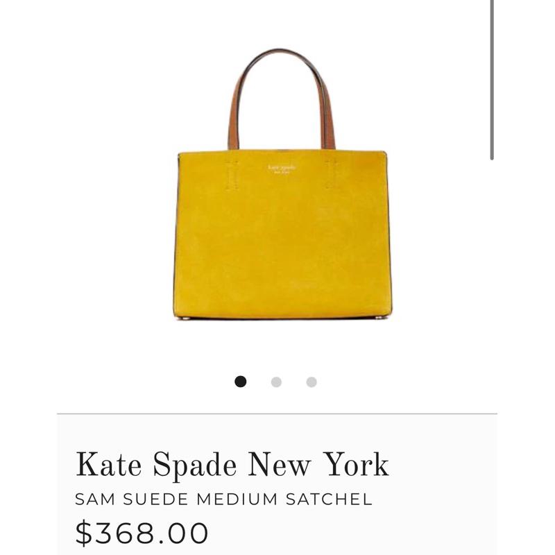 Kate Spade New York  SAM SUEDE MEDIUM SATCHEL-細節圖2