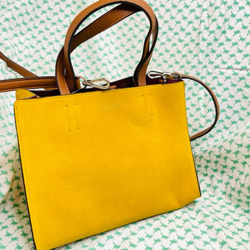 Kate Spade New York  SAM SUEDE MEDIUM SATCHEL-細節圖4